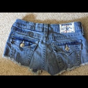 Daisy duke true religion shorts