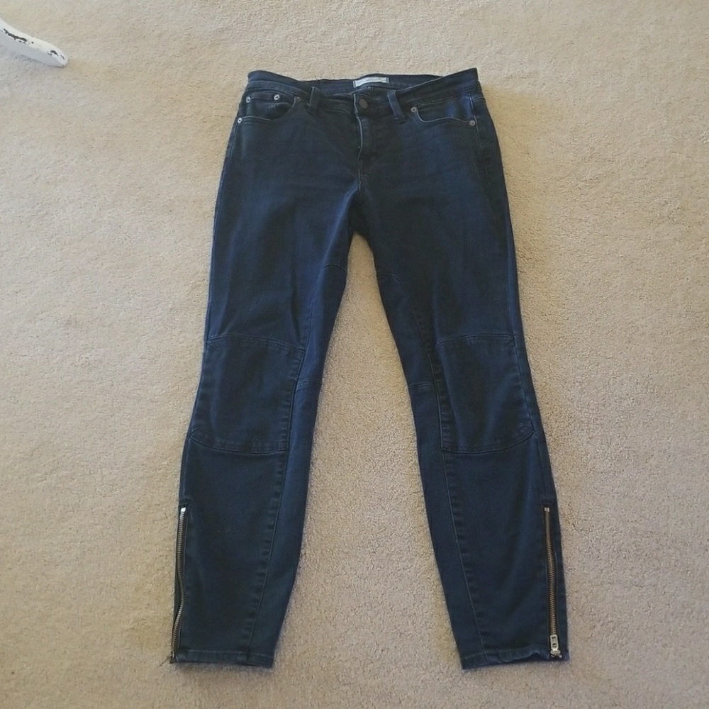 Madewell Skinny Skinny Jeans with Ankle Zippers