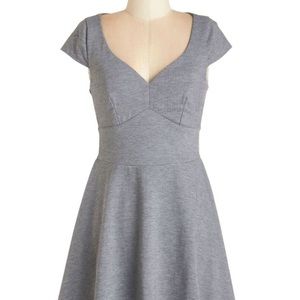 ModCloth Best Martini Ever Dress M Grey