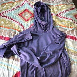 Nike women’s dri fit active wear with cowel neck