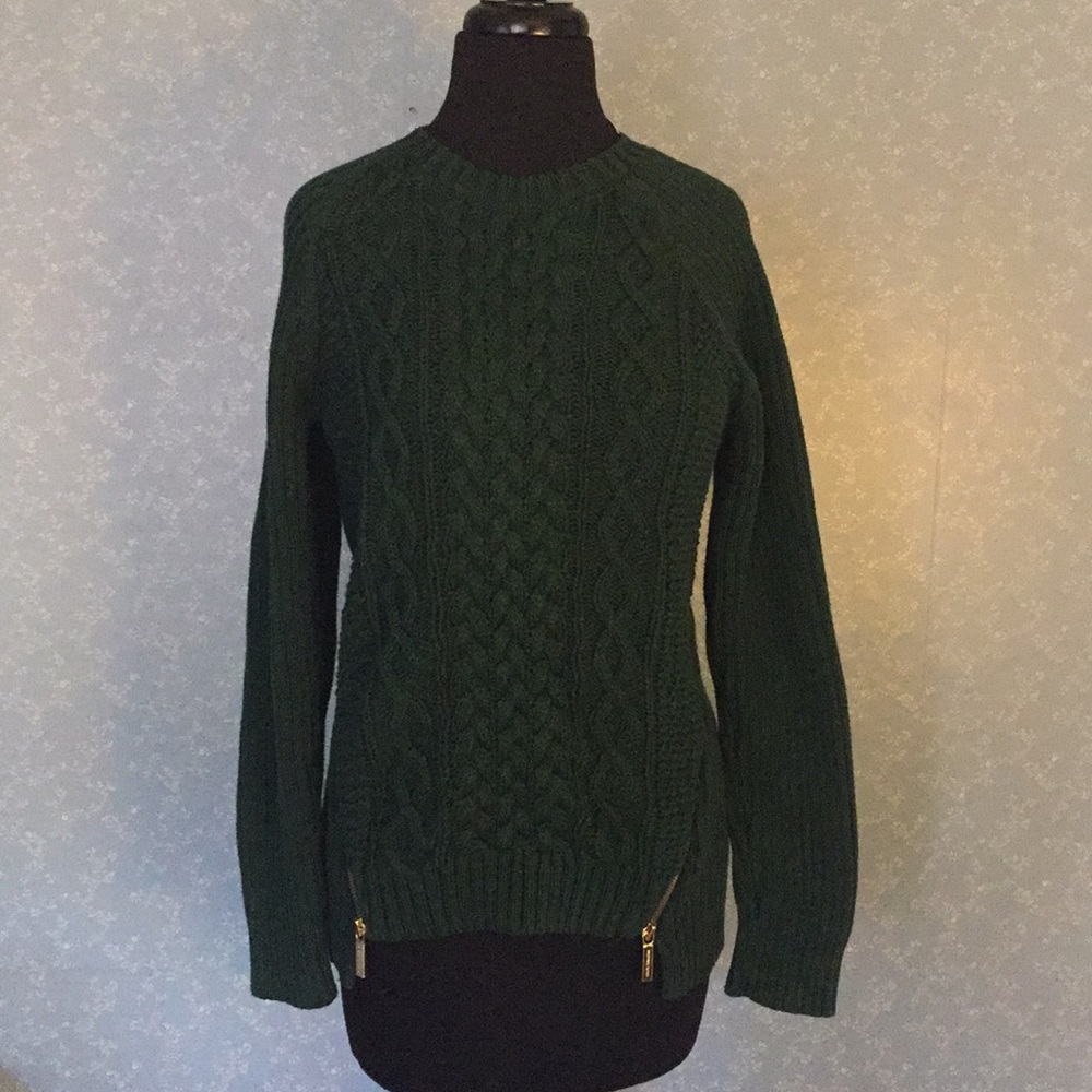 Green Michael Kors sweater LAST CALL