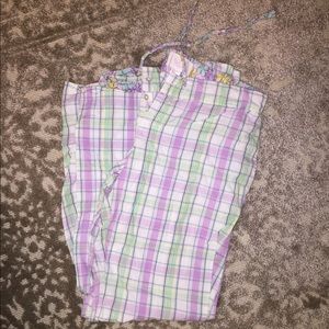 VS plaid pajama pants