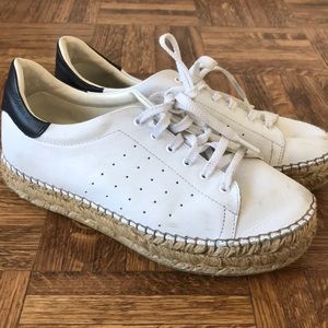 The Shoe Box White Rattan Sneakers Size 38