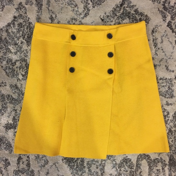 LOFT Dresses & Skirts - LOFT Mustard Yellow Skirt 49% Wool.
