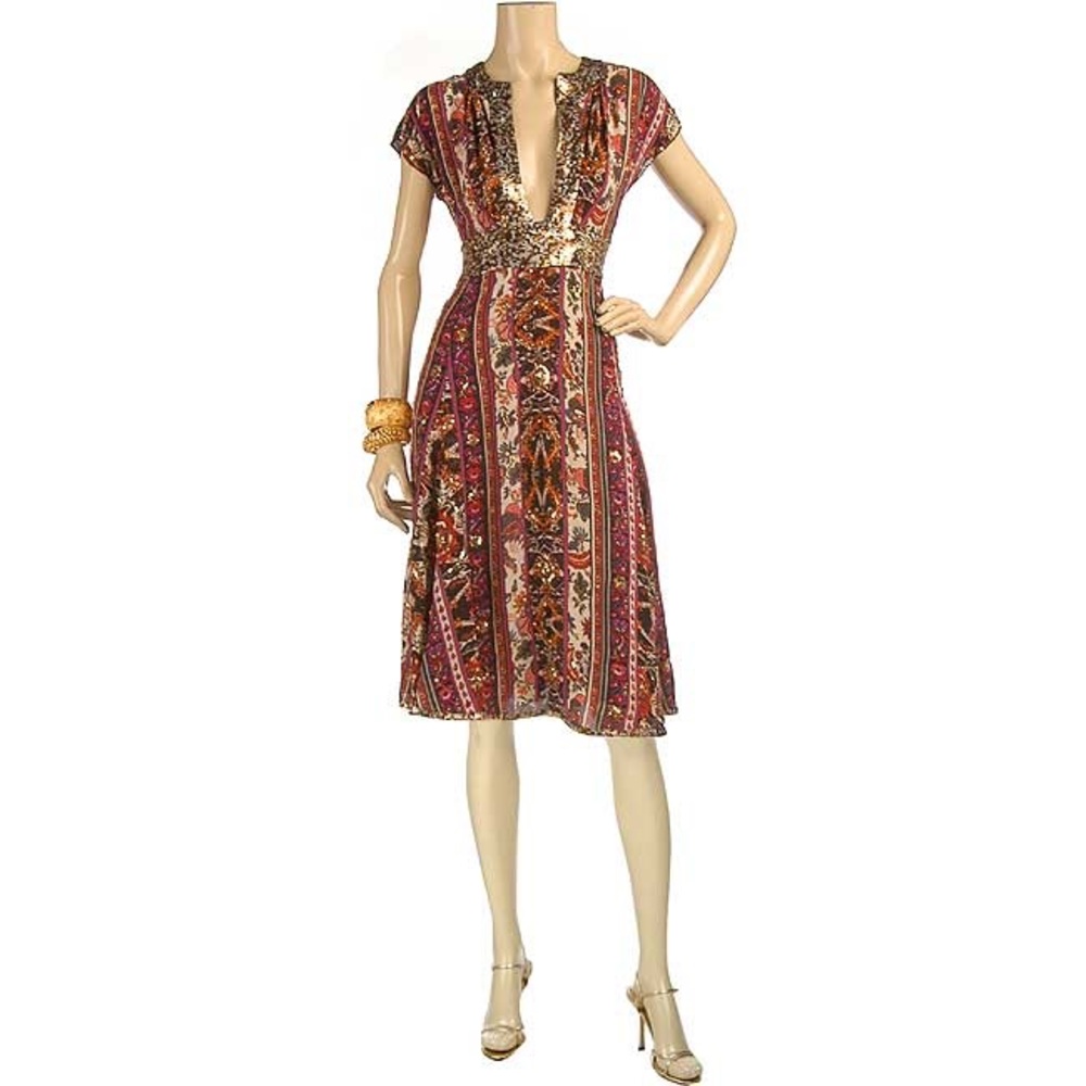Diane von Furstenberg dazzling Sequined Dress - Picture 1 of 5