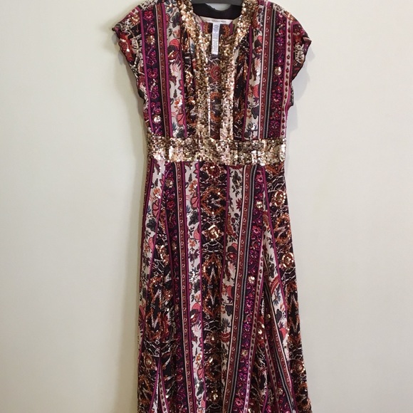 Diane von Furstenberg dazzling Sequined Dress - Picture 2 of 5