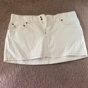 🌟White jean skirt
