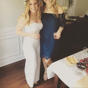 Lulus white jumpsuit