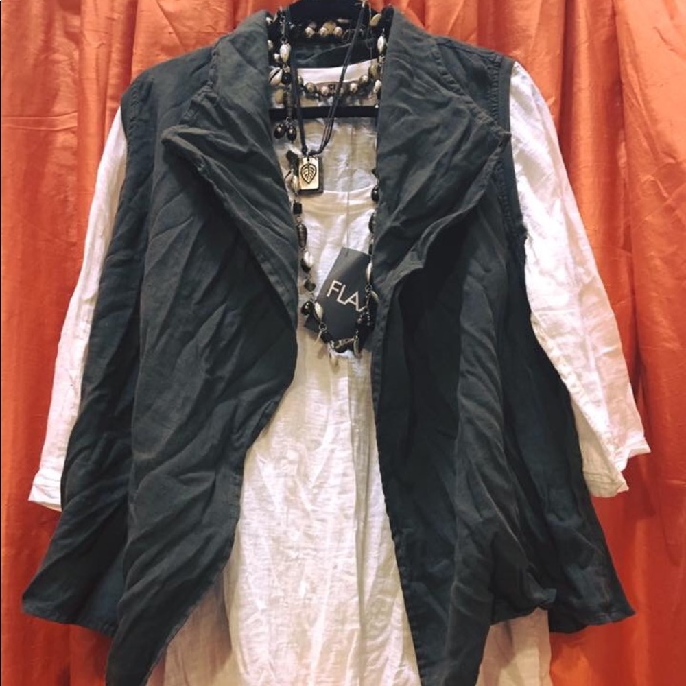 Flax Brand Vest