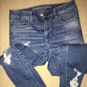 American Eagle Outfitters X Hi-Rise Jean sz 8 long