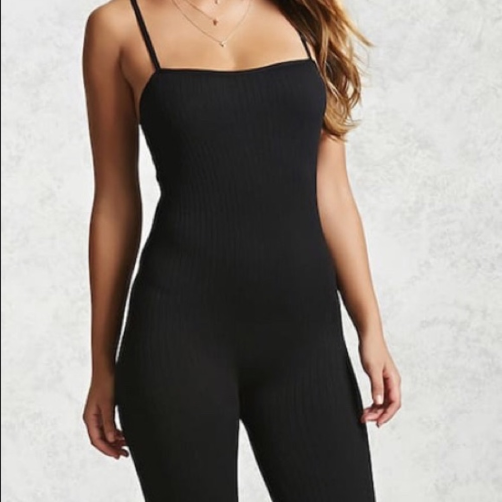 F21  Seamless Ribbed Jumpsuit