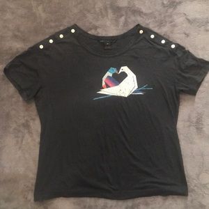 Marc by Marc Jacobs Navy Blue T-shirt