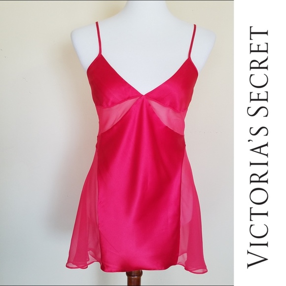 Victoria's Secret Other - Victoria's Secret Satin Red Slip size S  NWT