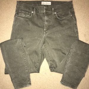 Gap True Skinny Olive Jeans sz 29 Tall
