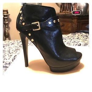 Michael Kors open toe booties