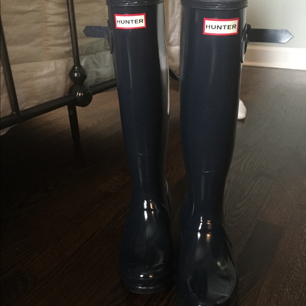 Hunter Rain Boots - Navy