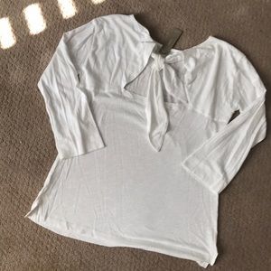 NWT Jcrew Tie Back Tee