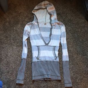 Hooded sweater top