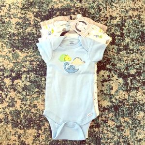 Set of 5 Dinosaur Onesies