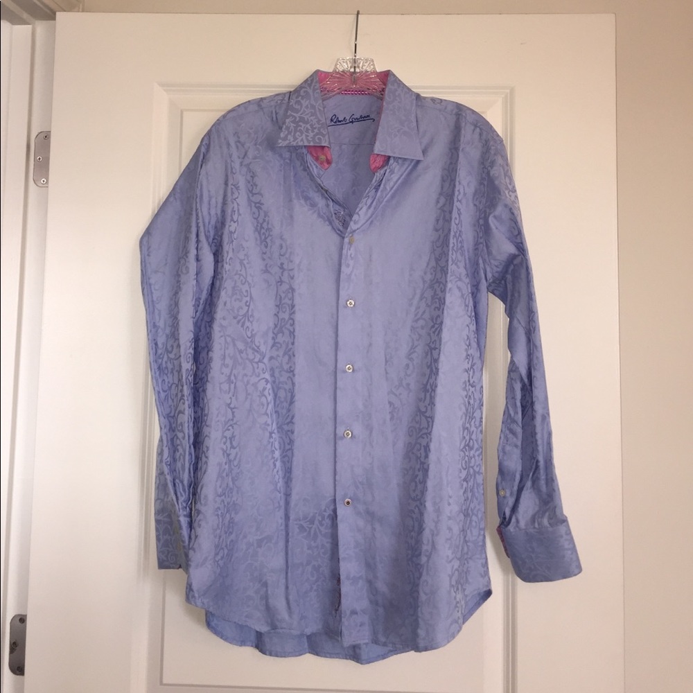 Robert Graham Blue Button Down