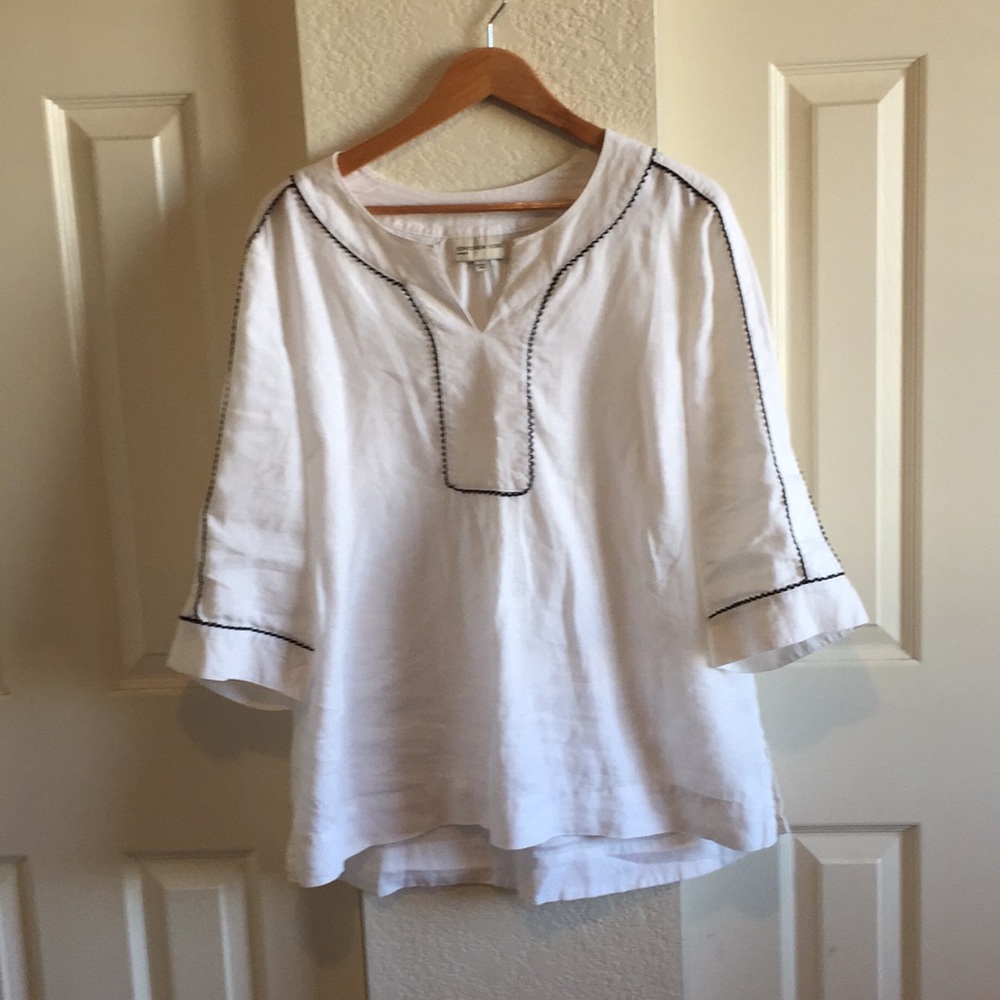 Linen tunic top
