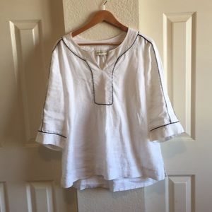 Linen tunic top