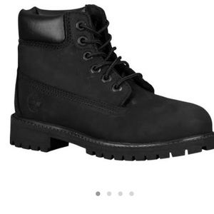Size 10 black waterproof timberland boots