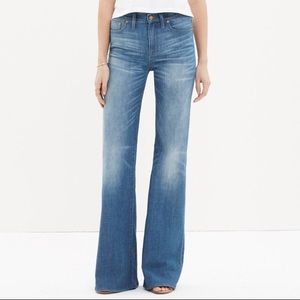 Madewell Flea Market Flares Thom Rinse 26T New!