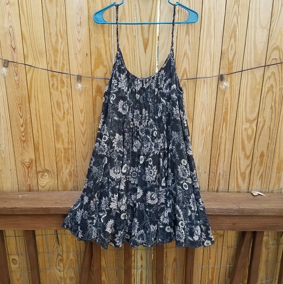 Spaghetti Strap Trapeze Dress