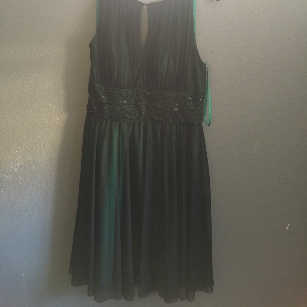 Keyhole semi-formal dress
