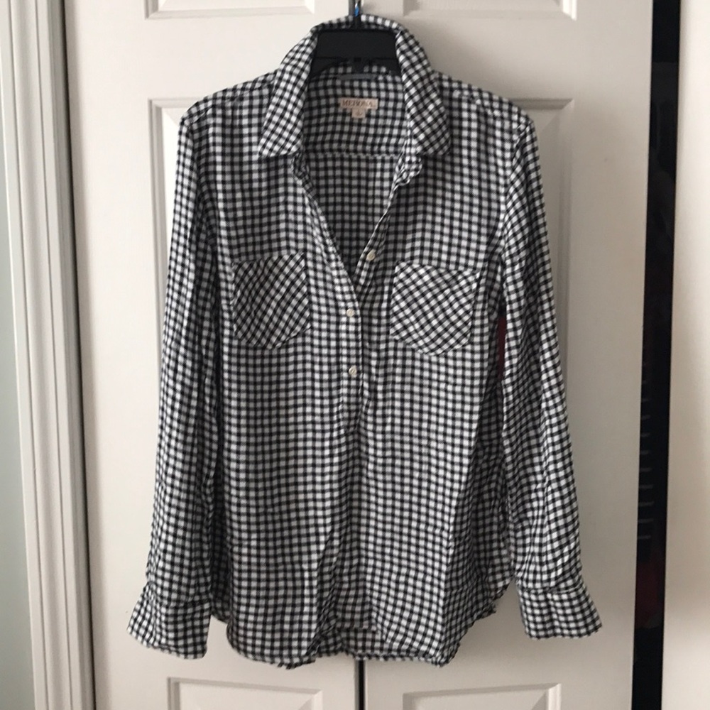 Merona Checked Flannel Pullover