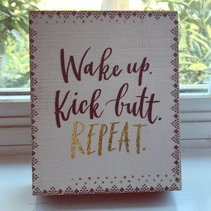 Francesca’s wall block 💜