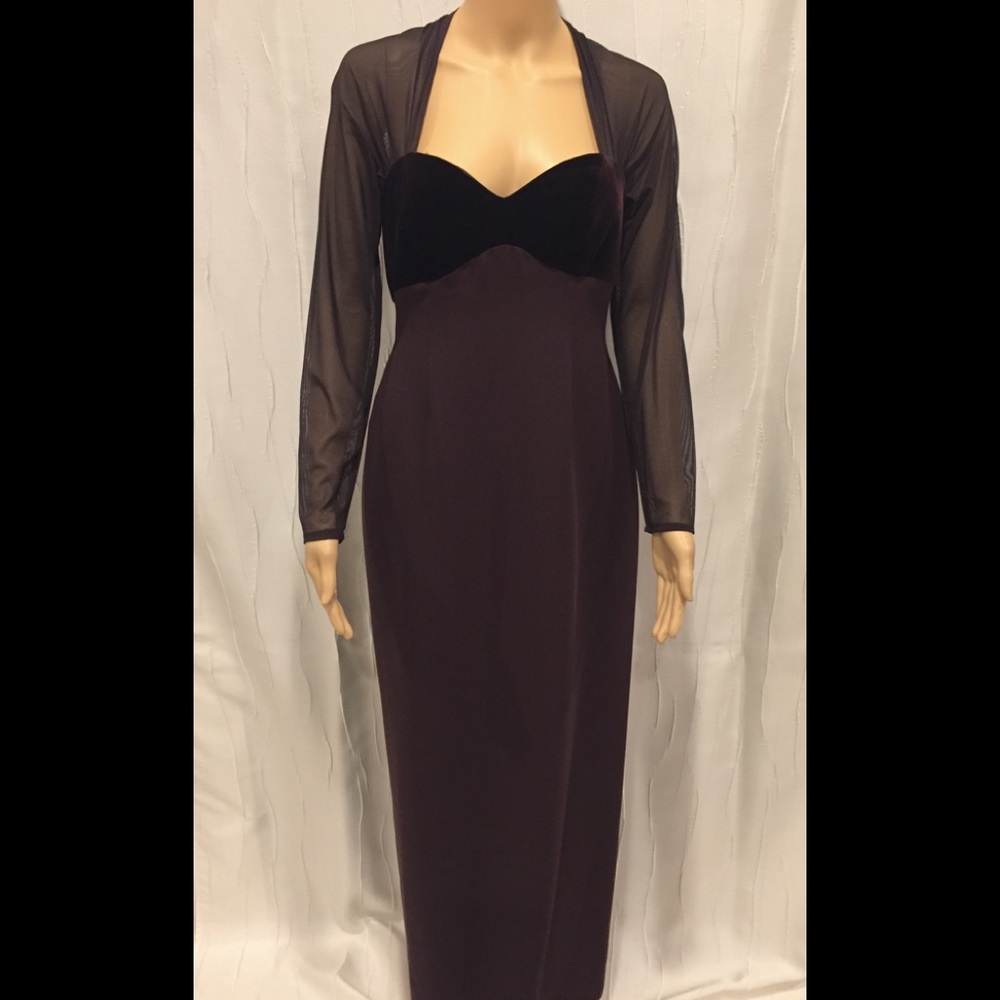 Chocolate Brown Cache Gown.