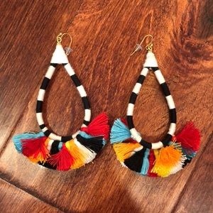 Statement colorful earrings