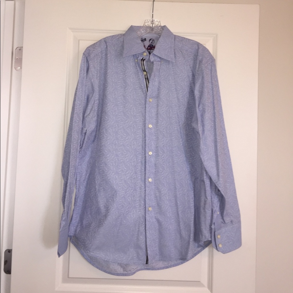 Robert Graham Blue and White Button Down