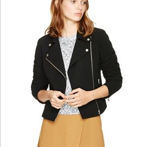 Wilfred Montesson crepe moto jacket