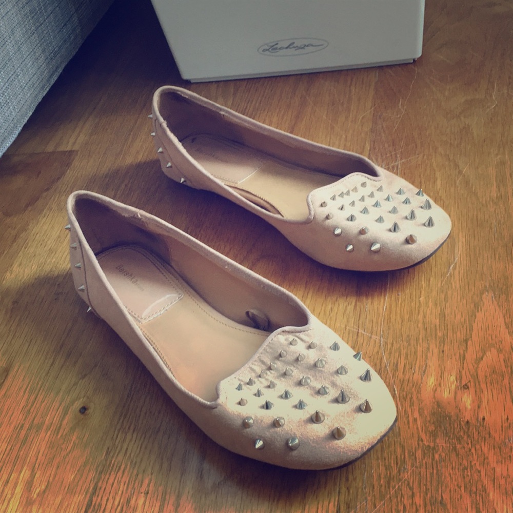 Bershka spiked flats.