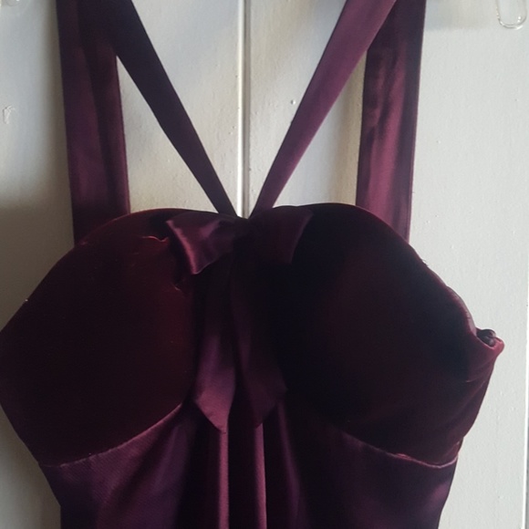 Eloquent Oleg Cassini Black Tie Dinner Party Dress - Picture 2 of 5