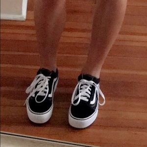 Brand new platform vans original size 7.5