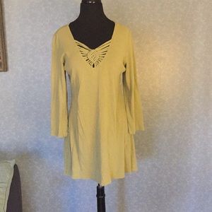 Pretty Green detailed Soft Surroundings Tunic
