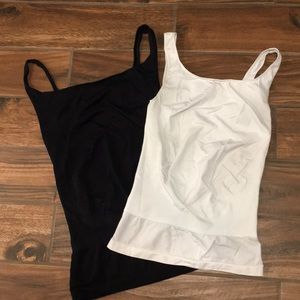 Two maternity Blanqi brand tank tops.