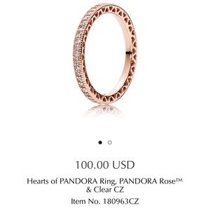 BEAUTIFUL Pandora Rose Gold Ring