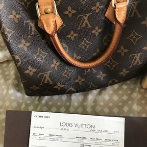Louis Vuitton monogram speedy 25