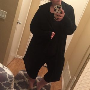 Long knitted sister sweater