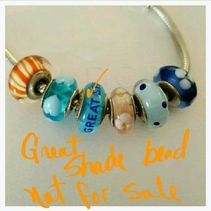 Authentic Pandora glass murano beads