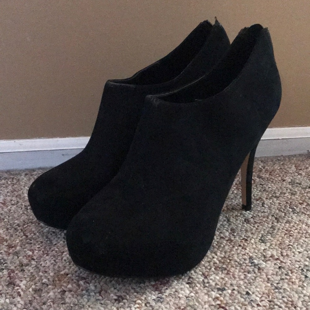 Mix No 6 Suede Heeled Booties