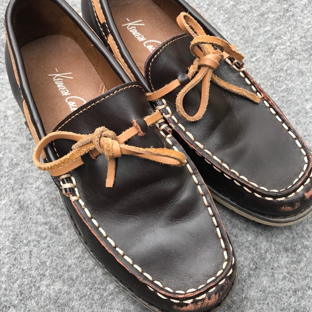 Kids Leather Boat Shoes
