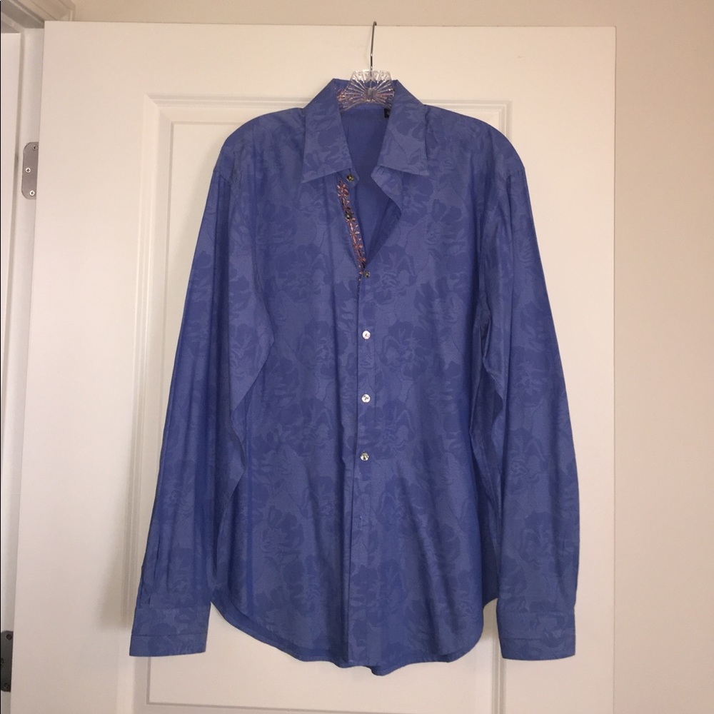 Robert Graham Blue Button Down