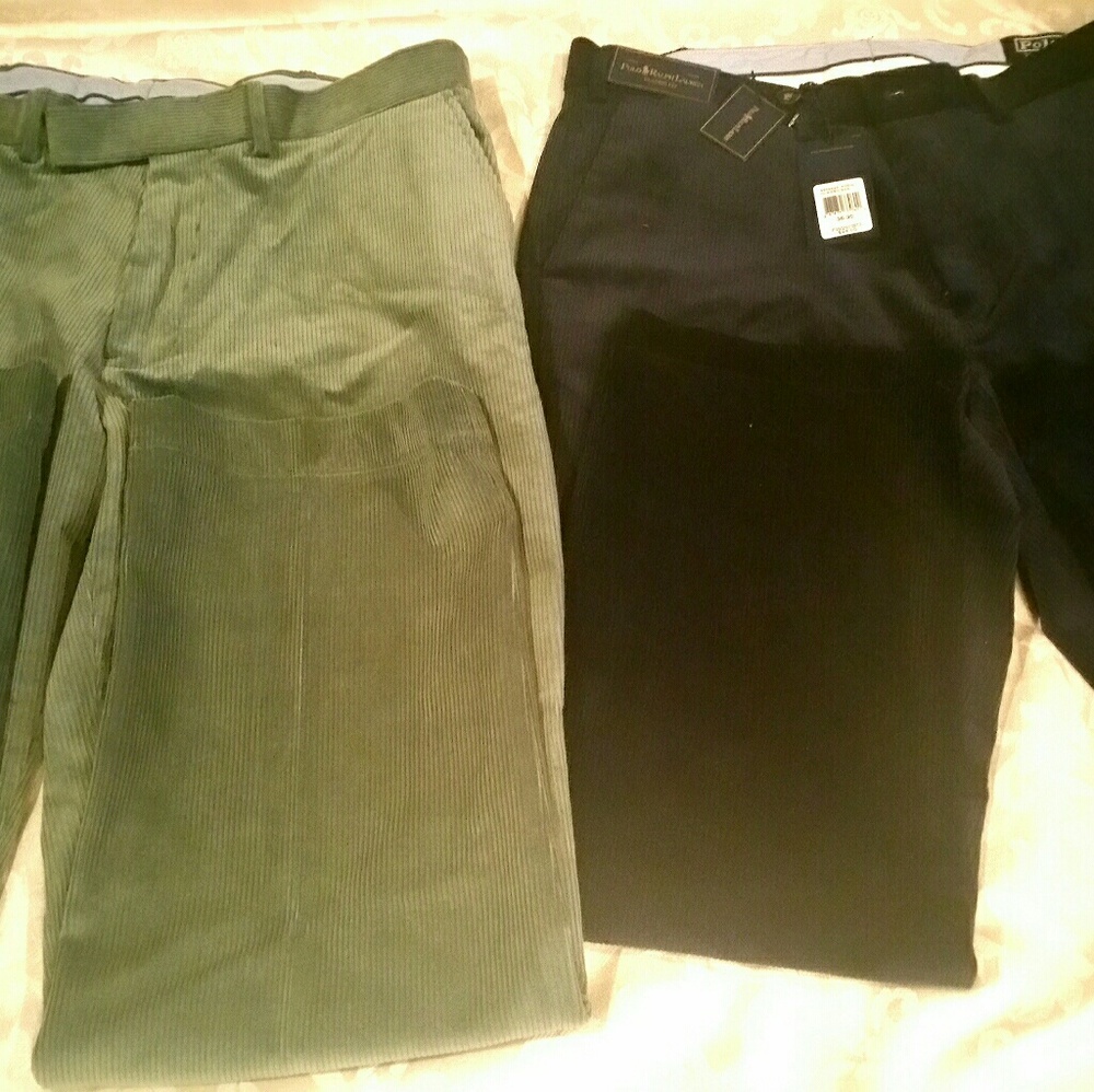 2 pair of Ralph Lauren corduroy mens pants