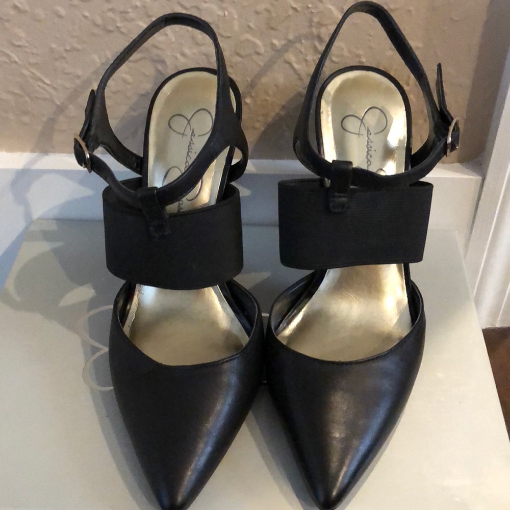 Jessica Simpson black heels